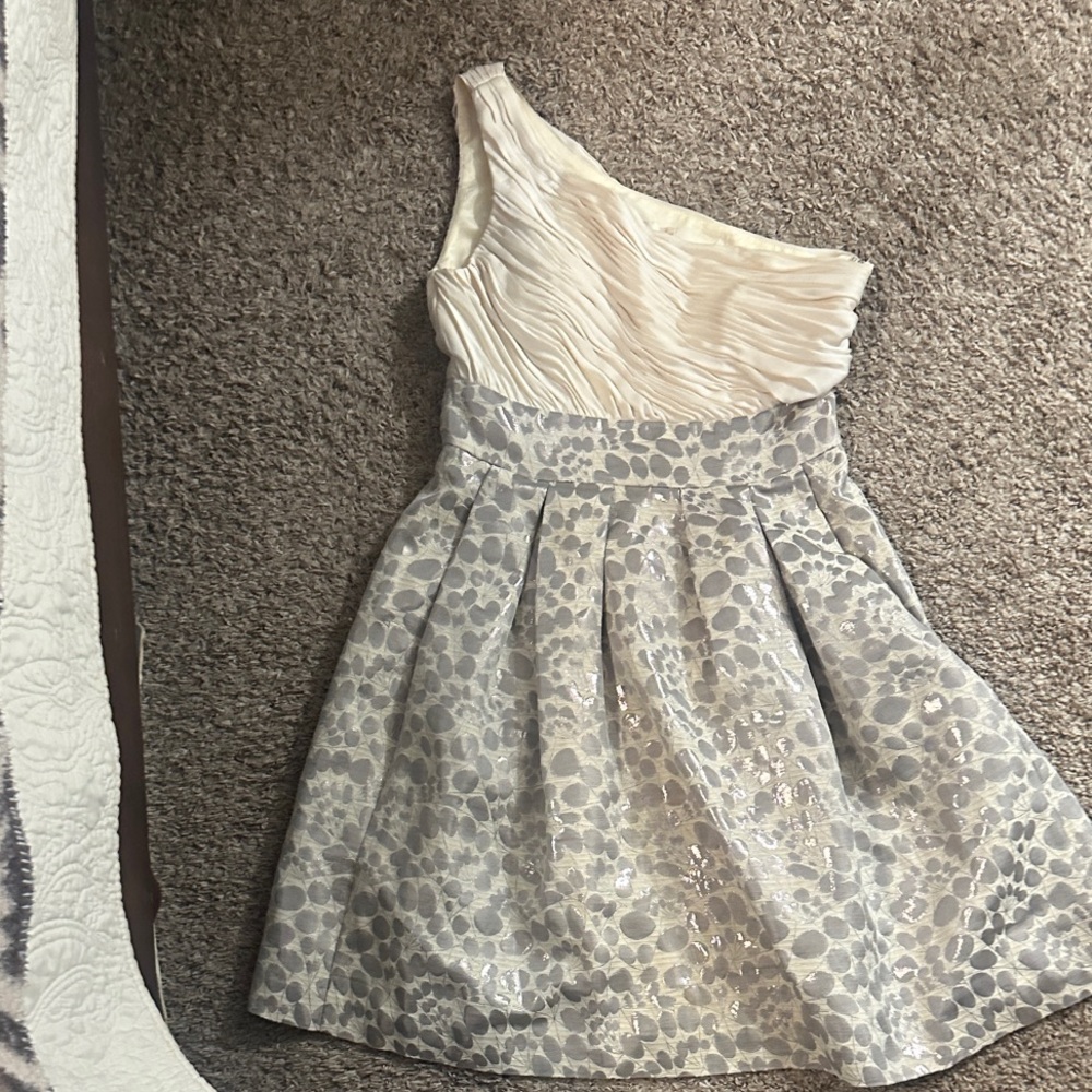 Eliza J Silver cocktail dress